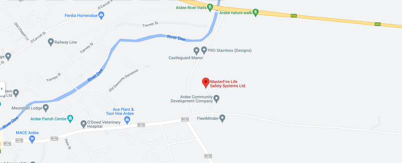 Map to Ireland Office